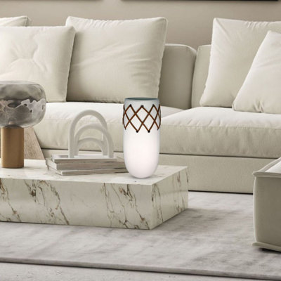 Vase en céramique brillant style Sud-Ouest