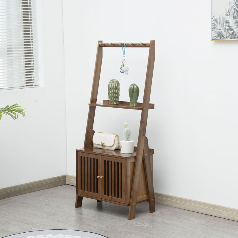 Organisateur de rangement à tablettes Ladder, (4 tablettes) H 59,1 po x l 27,2 po x P 11,8 po