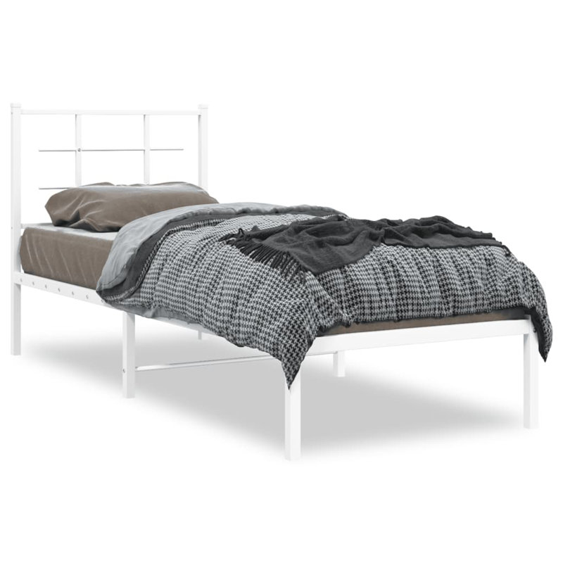 Burglinde Metal Bed, 80 x 200 cm