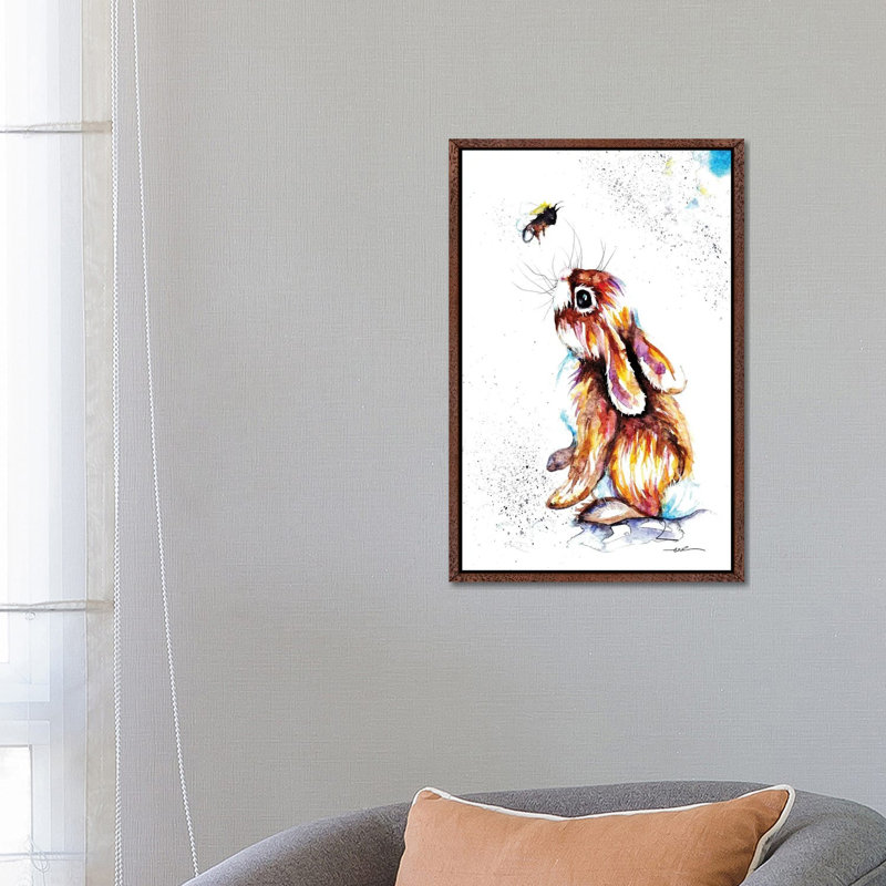 Andorra Map by Michael Tompsett - 1 Piece Floater Frame Wall Art on Canvas, 66.04 cm H x 45.72 cm W