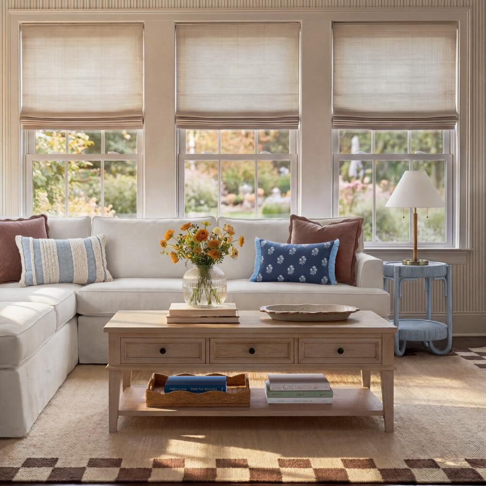 Single Coffee Table with Storage, White Wash