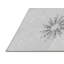Tapis gris/zone noire à motifs-800032282