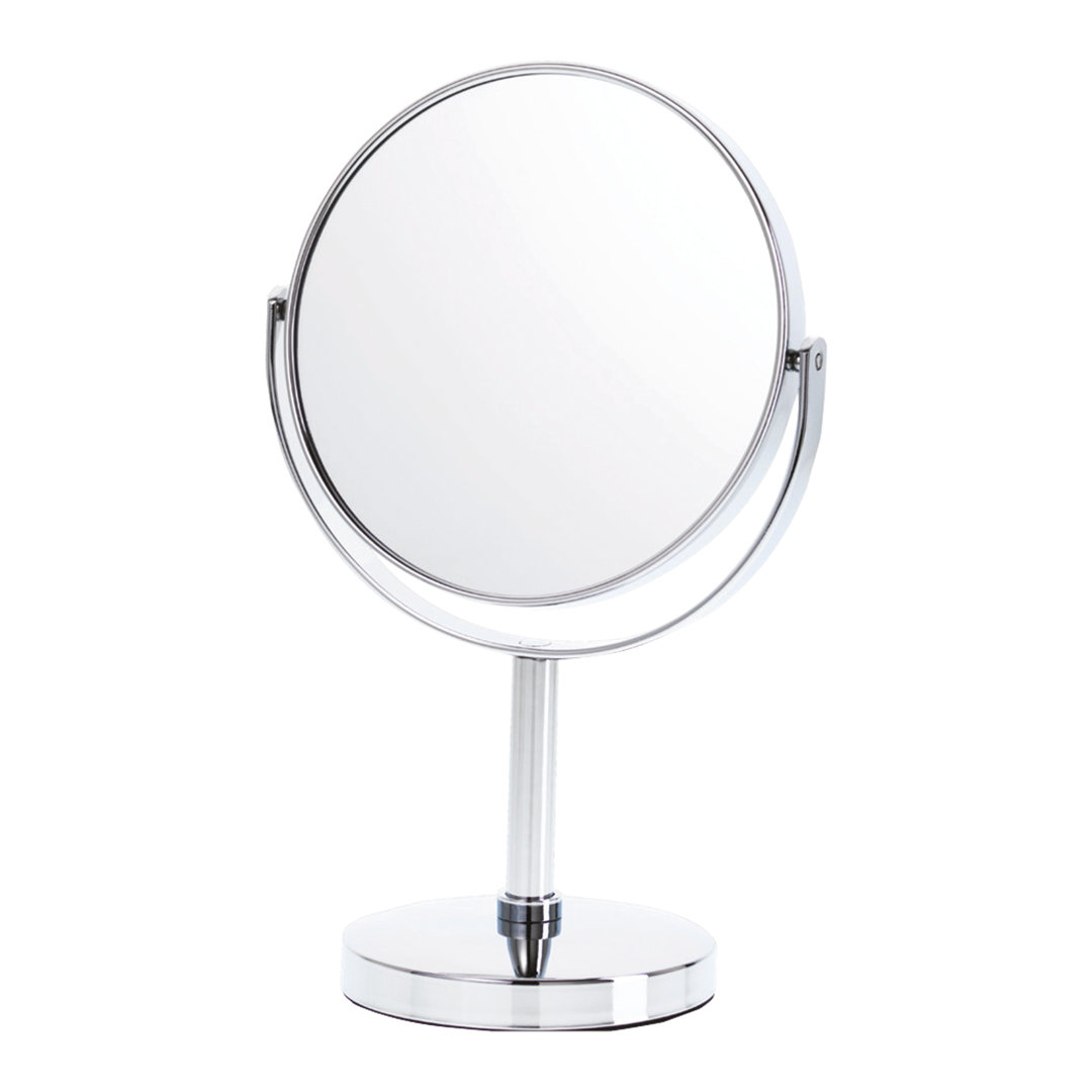 Aburizik Metal Framed Freestanding Makeup Mirror