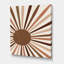 Rayons de soleil en terre cuite brillants Minimalist Bright - impression sur toile-59724776-59767410