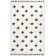 Geometric Ivory/Black Area Rug