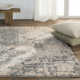 Endicott Abstract Handmade Tufted Gray/Beige Area Rug