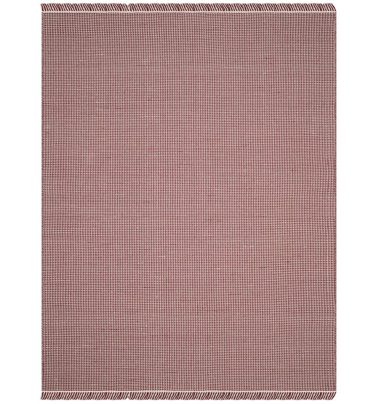 Melaina Hand Woven Cotton Geometric Rug, Rectangle 8' x 10'
