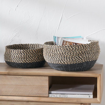 Hand Woven Seagrass Laundry Hamper