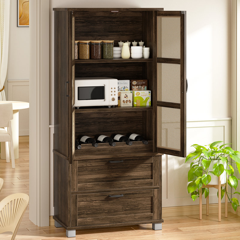 Garde-manger H 63,8 po Chanah , Marron foncé