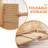 12" Collapsible Wicker Storage Baskets Storage Cubes Baskets Organizer Bins, 2 Pack-1107368310