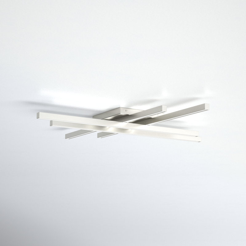 Rendon LED Flush Mount, Brushed Nickel, 32"