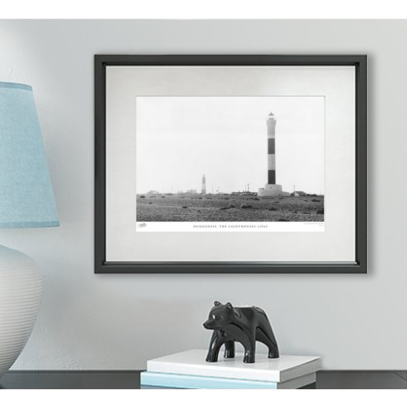 Dungeness, The Lighthouses C1965 - Single Picture Frame Print, 45cm H x 60cm W x 2.3cm D