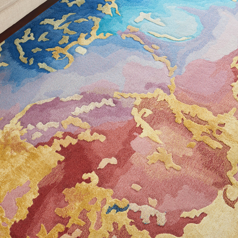 Abstract Indoor Rug, Rectangle 5'6" x 7'5"