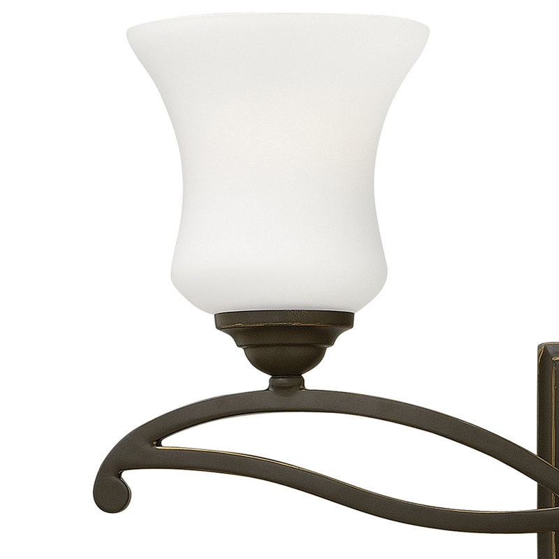 Éclairage pour salle de bain 3 lumières à intensité variable Ingersoll, Incandescent, Antique Nickel