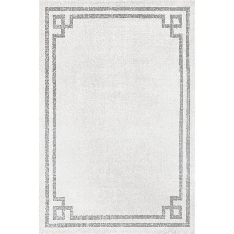 Tapis gris, Rectangle 5 pi x 7 pi 5 po