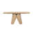Wood Dining Table with Pedestal Base-1716364116
