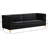 Michelle 90" Velvet Tuxedo Arm Sofa-2000995165