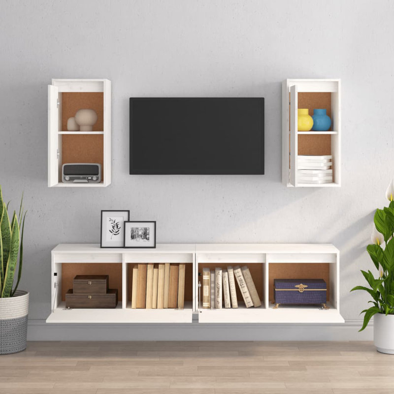 Gerboth Unfinished Entertainment Centre, White