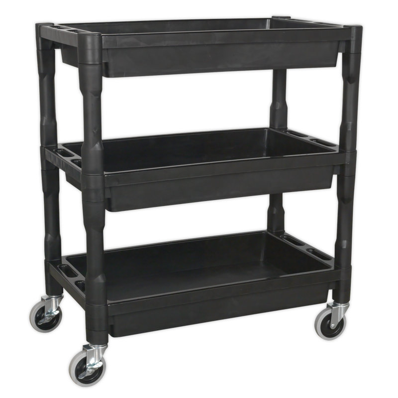 Rolande 92.5cm H x 81cm W Utility Cart with Wheels