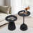Round Side Table Set Round Coffee Table End Table Set-271543115