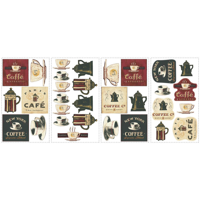Food & Beverage Non-Wall Damaging Wall Decal