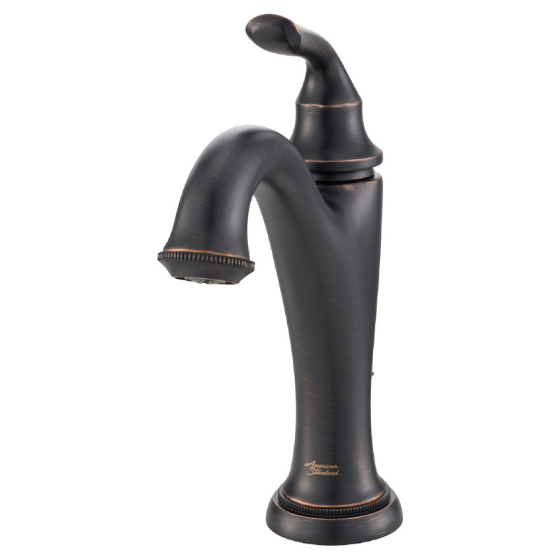 Patience Single-Hole Bathroom Faucet with Drain Assembly, Legacy Bronze