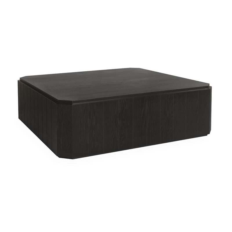 Hayden Square Cocktail Table, Ebony Oak