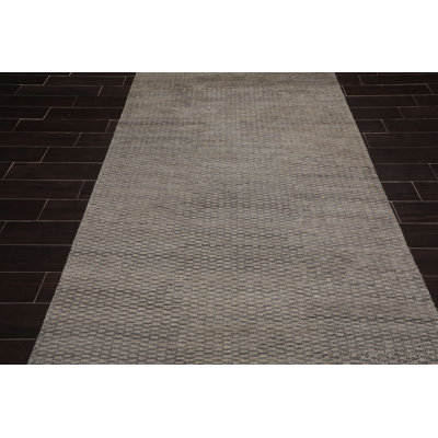 Tapis beige noué la à la main