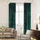 Rideau simple extra long et extra large en velours brillant de luxe