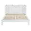 Grand lit escamotable grand avec grands tiroirs de rangement - Lit mural pliable blanc pour petits appartements et chambres d'amis-440675072