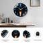 Horloge murale fusée 24 po