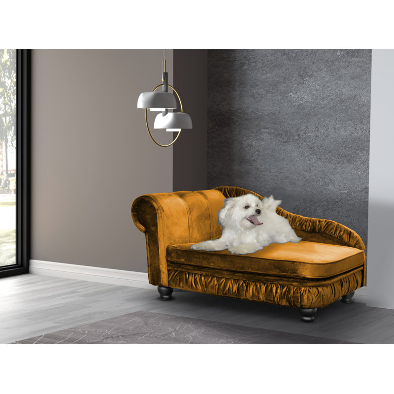 Alana Polyester Pet Bed, Orange