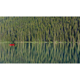 Red Canoe Print