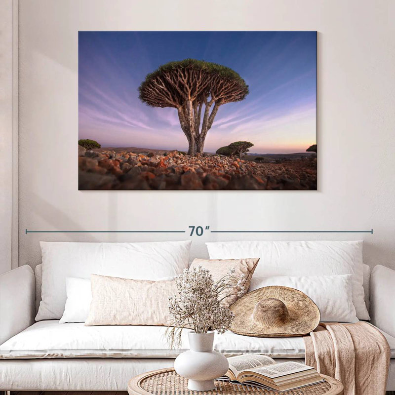 Harnek Dragon Blood Trees, 32" H x 48" W