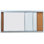 AARCO No Porcelain Metal Combination Board