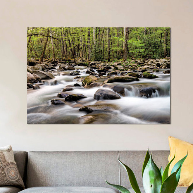 «Rocky Flow» par Danny Head - reproduction sur toile tendue, H 26 po x l 40 po x P 1,5 po