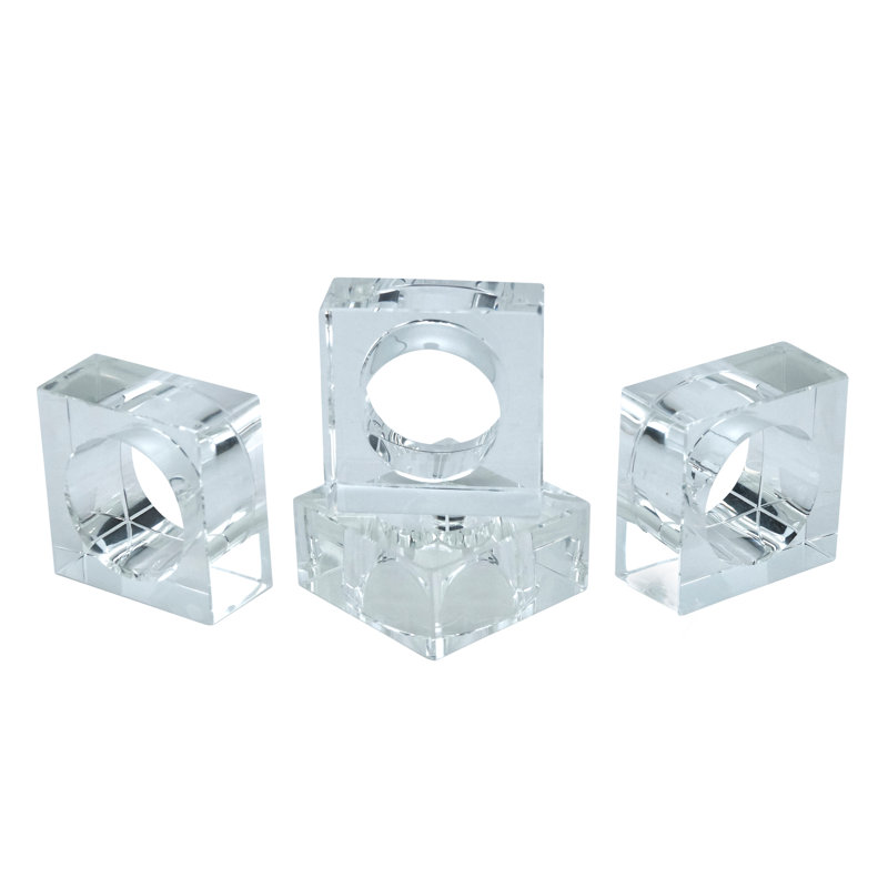 100% Crystal Glass Napkin Ring