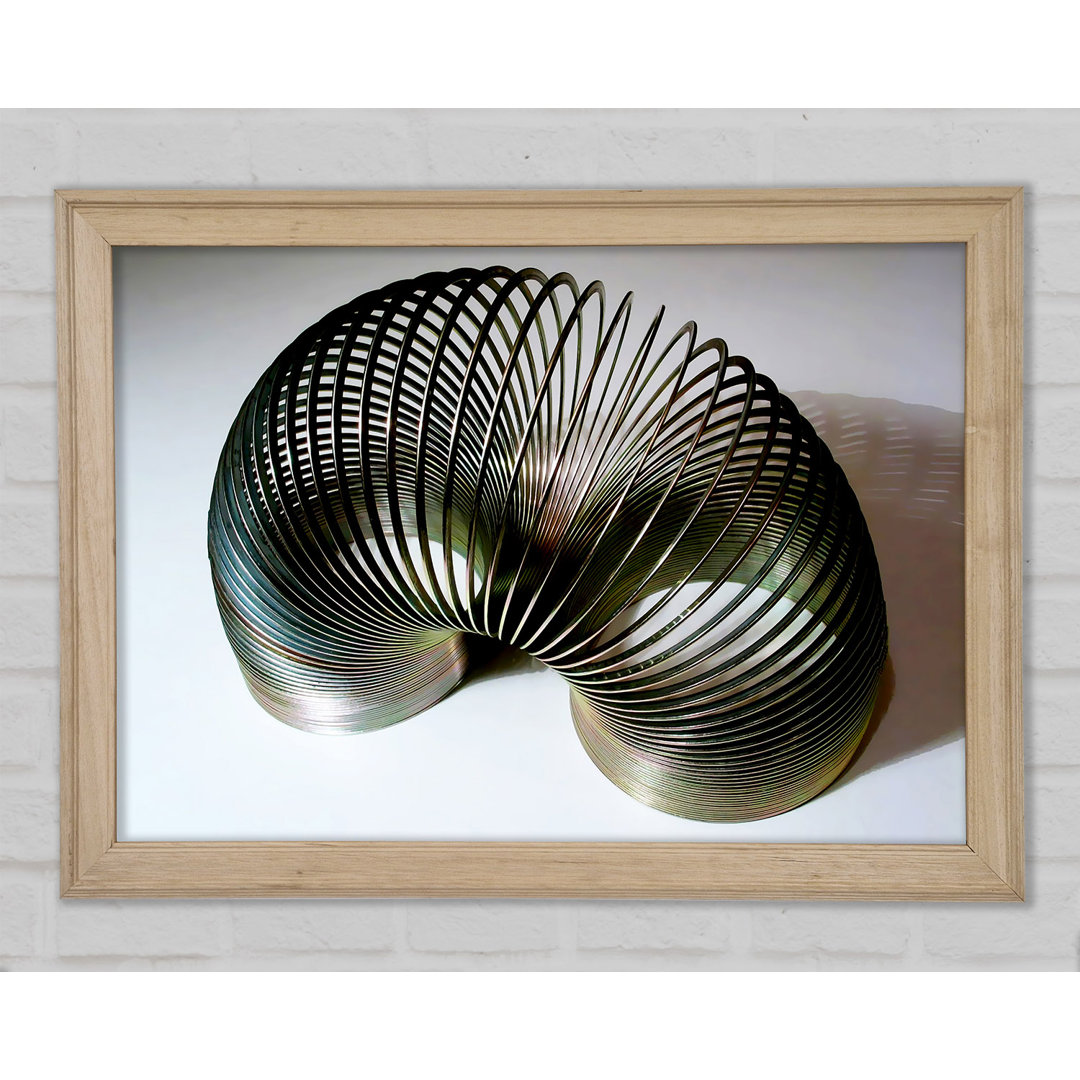 Slinky Gerahmter Druck Wandkunst