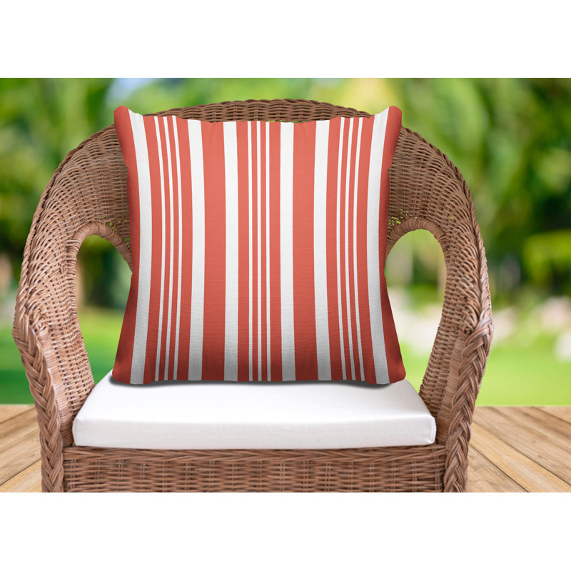 Housse et insert de coussin carré d'extérieur Healthcliff, 19 po x l 19 po, Corail