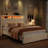 Storage LED Headboard with Charging Station Bed Frame-321911135-279425408