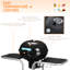 CLIY Freestanding Charcoal Gas Grill