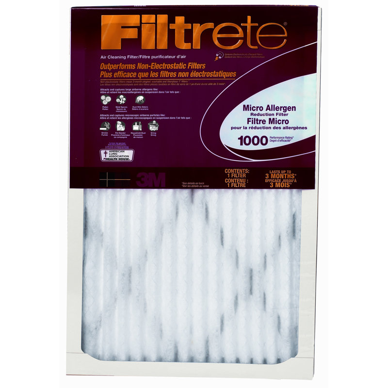 3M Air Filter, 20" H x 14" W x 1" D