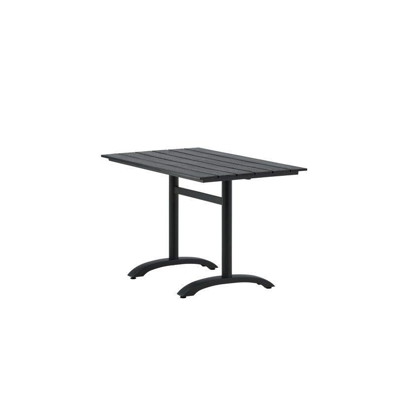 Devansh Rectangular Acacia Solid Wood Outdoor Dining Table - 120 cm W 70 cm D