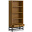 Bibliothèque industrielle en bois massif l 30 "à 2 tiroirs Banting-273701067