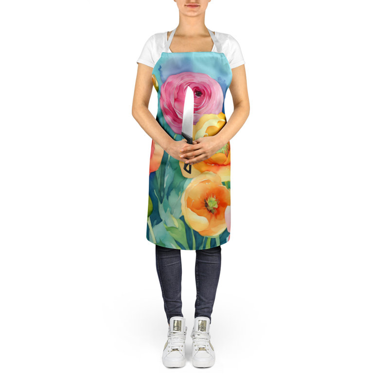 Floral Bib Apron