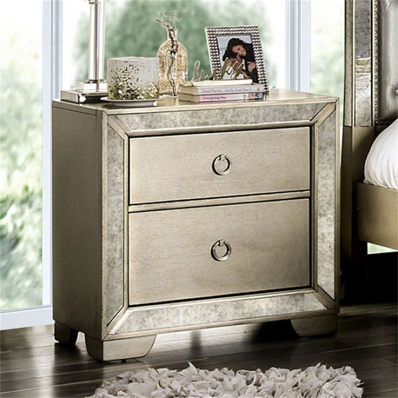 Table de chevet 2 tiroirs Depew