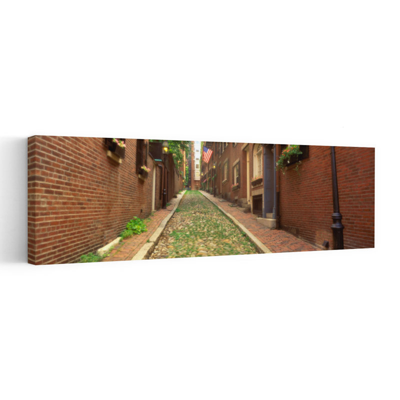 USA Massachusetts Boston Beacon Hill by Altitek Images - Wrapped Canvas Panoramic Print, 40.64 cm H x 121.92 cm W