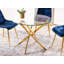 Medora Round Glass Top Dining Table