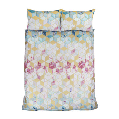 Destin Geometric Shapes Duvet Cover Set with Pillowcases