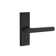 Flat Single Dummy Door Lever with Rectangle Rosette
